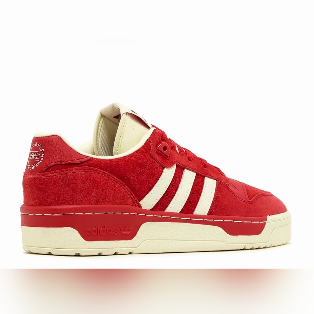 adidas Rivalry Low Basketball Shoes Better Scarlet Suede & Ivory Sz. 13 🎁